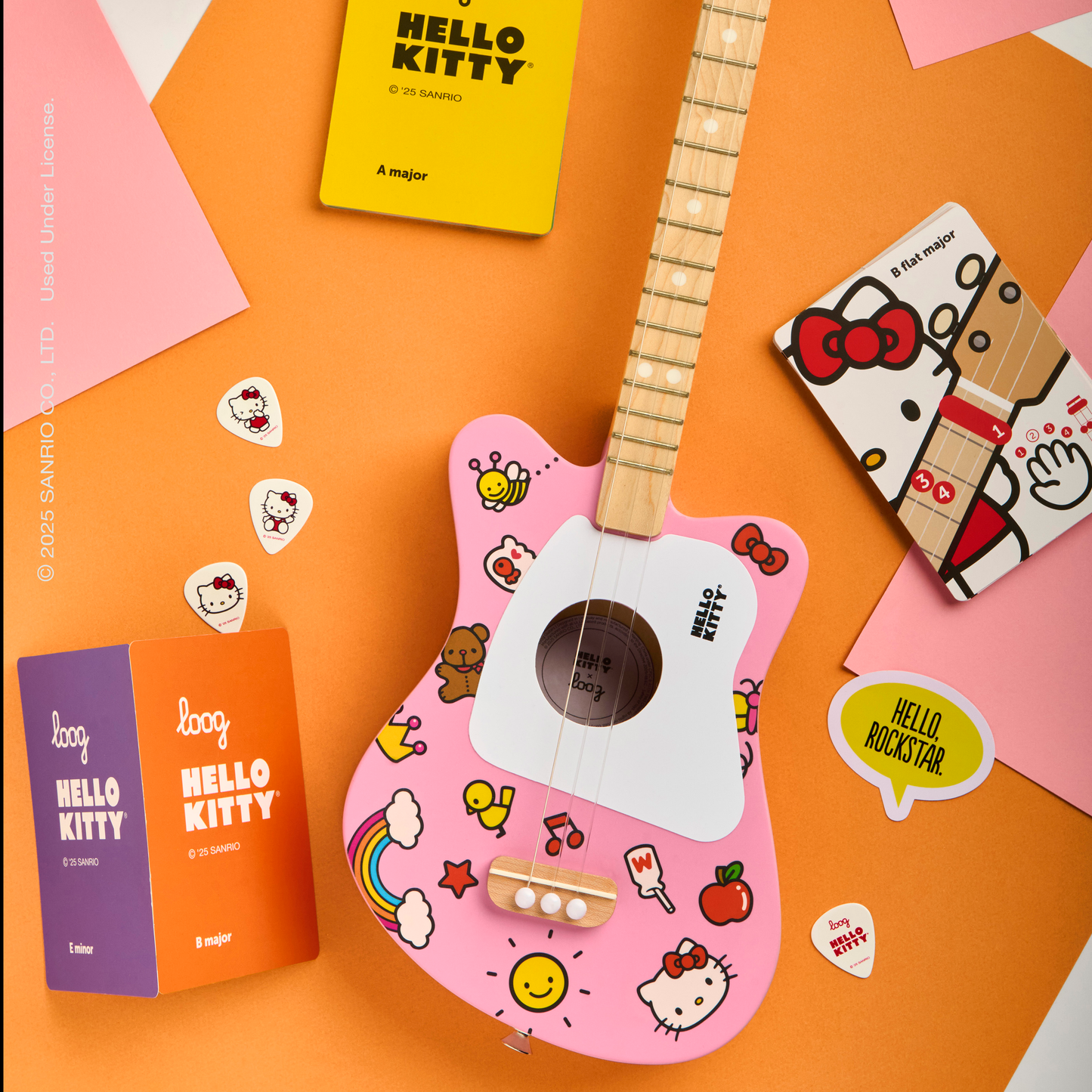 loog x hello kitty mini acoustic