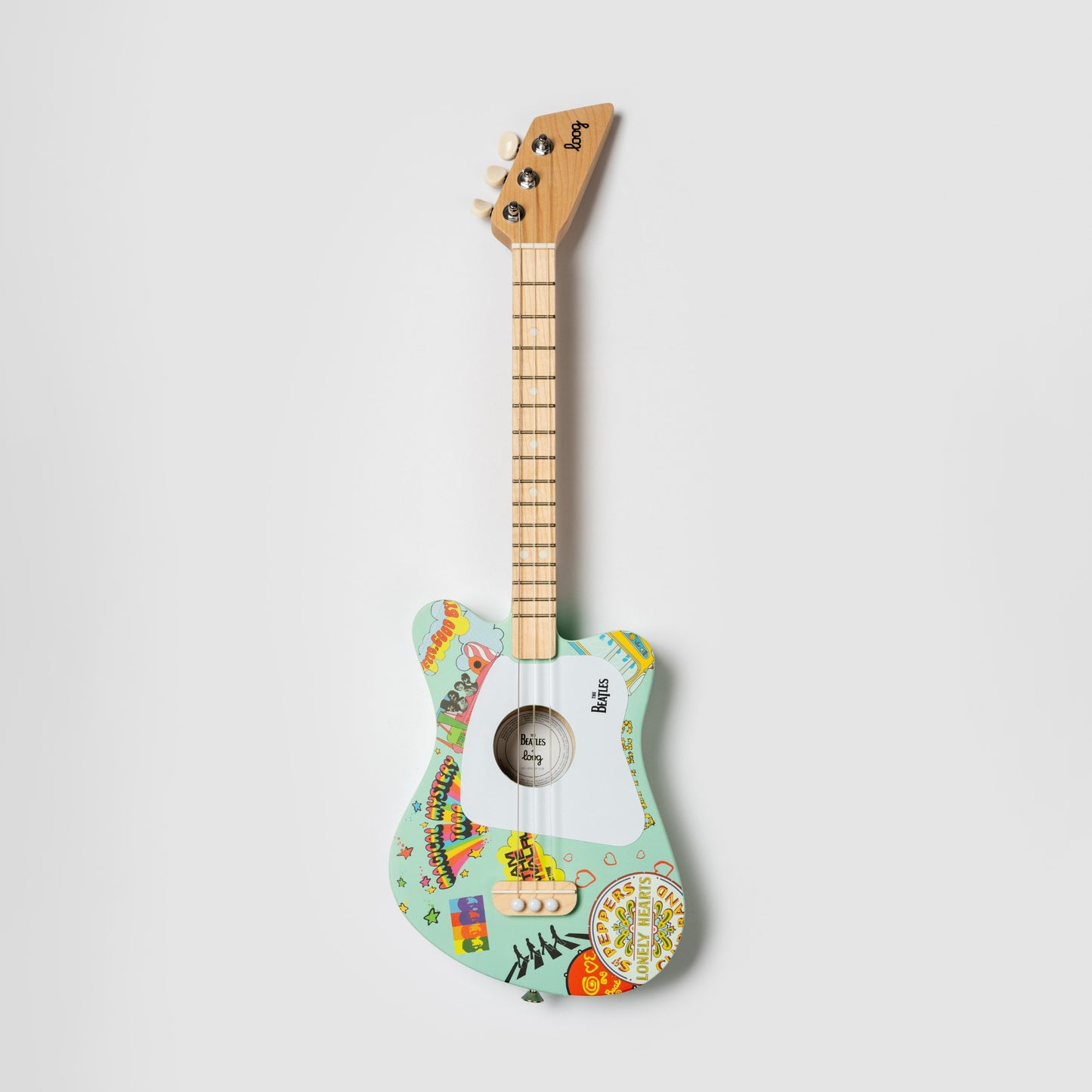 beatles + loog mini guitar