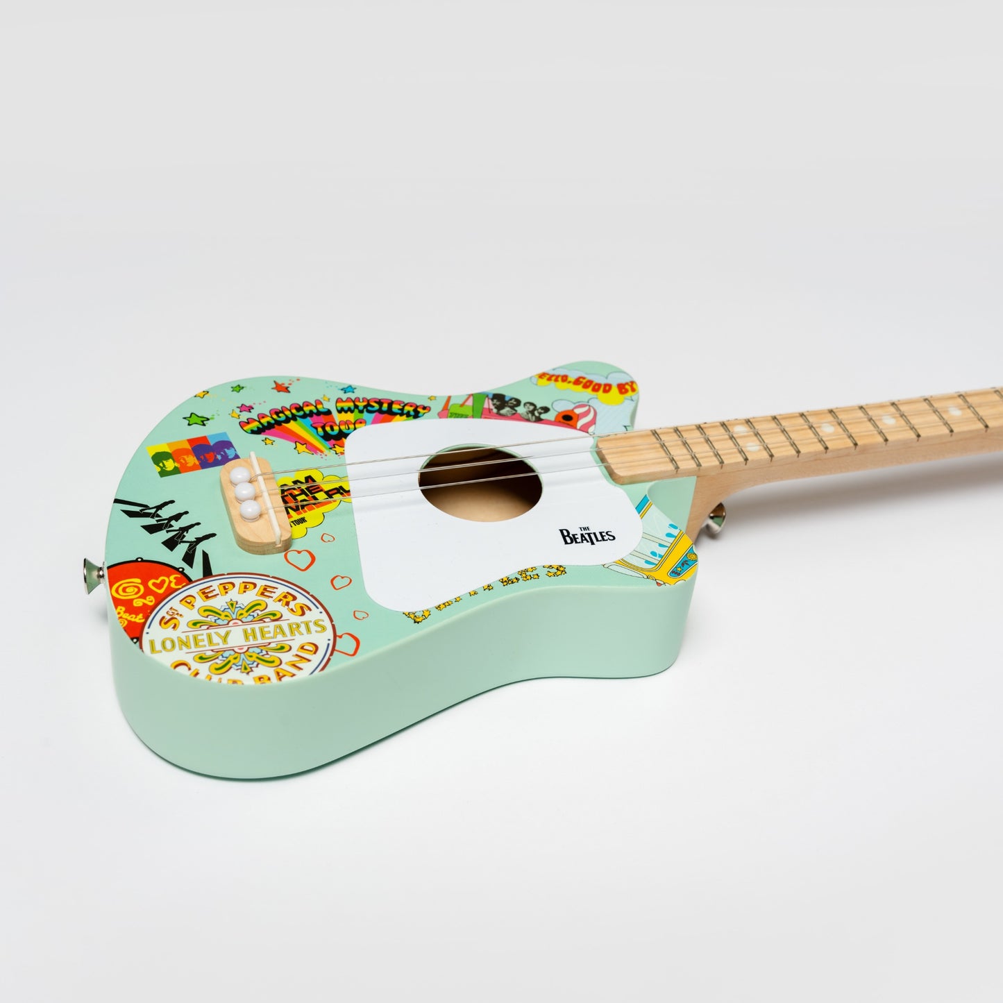 beatles + loog mini guitar
