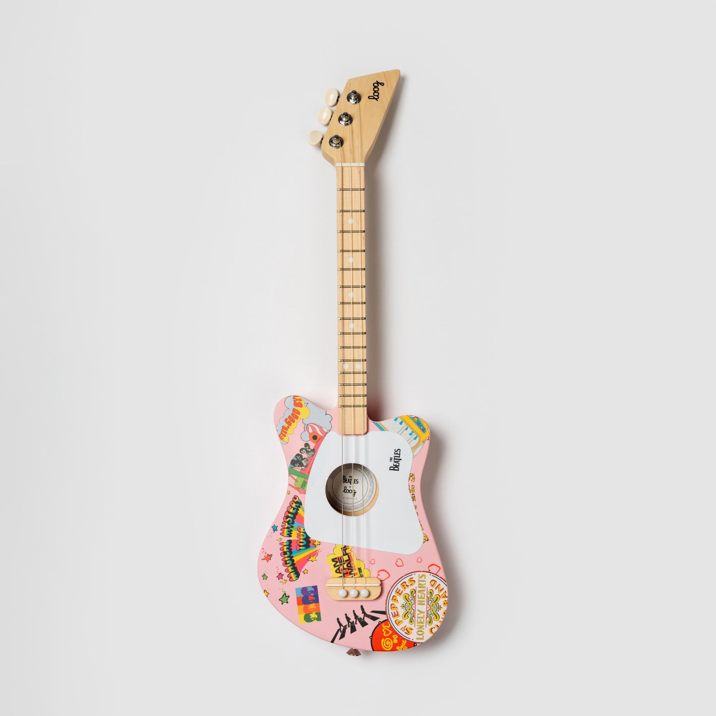 beatles + loog mini guitar