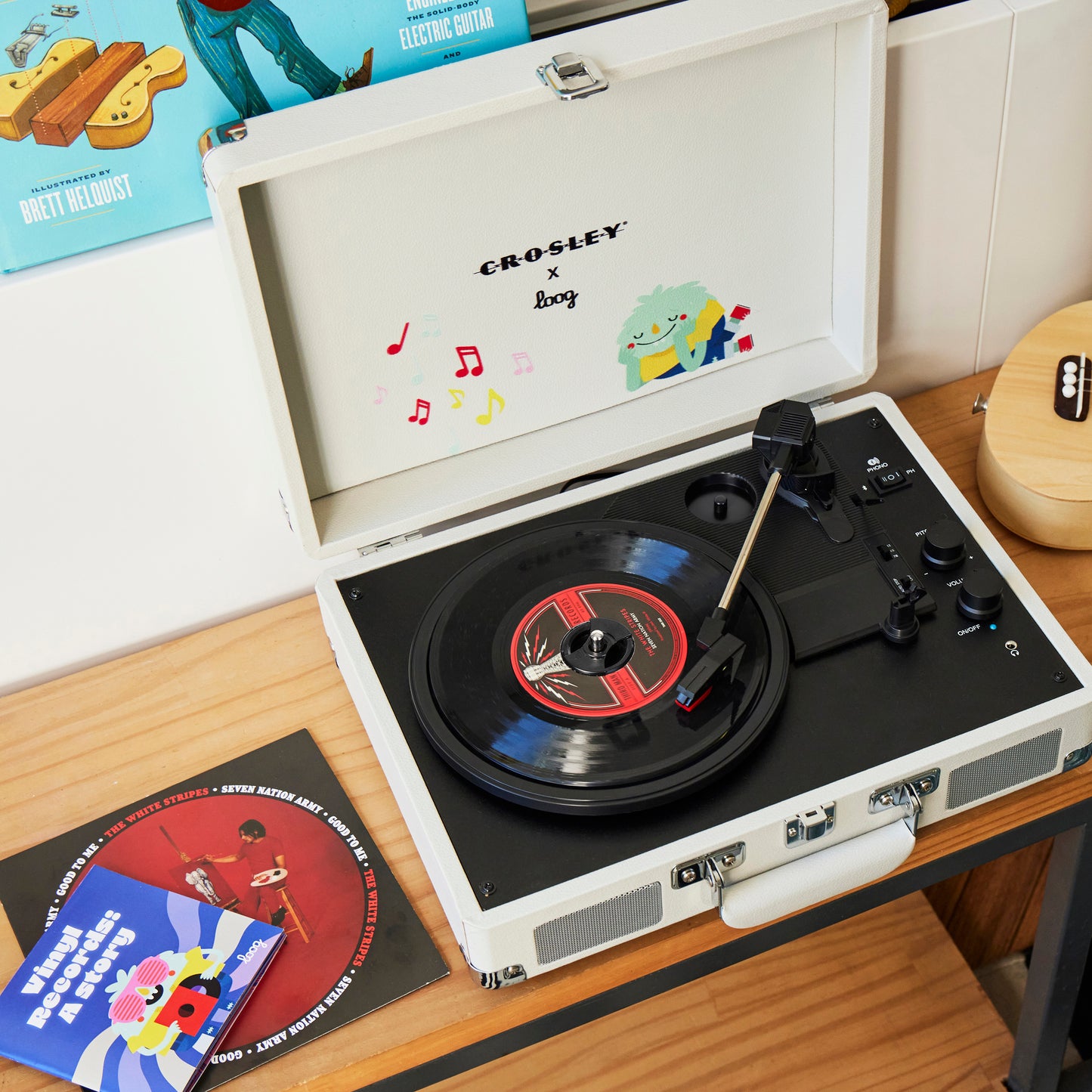 crosley x loog record player