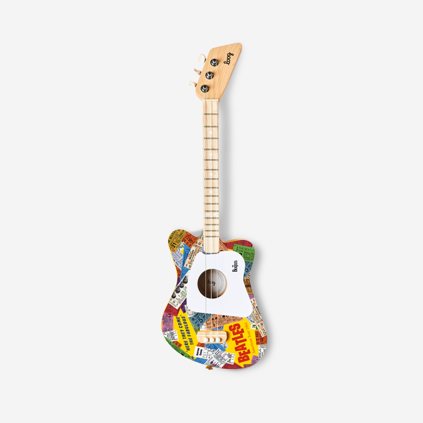 beatles + loog mini guitar