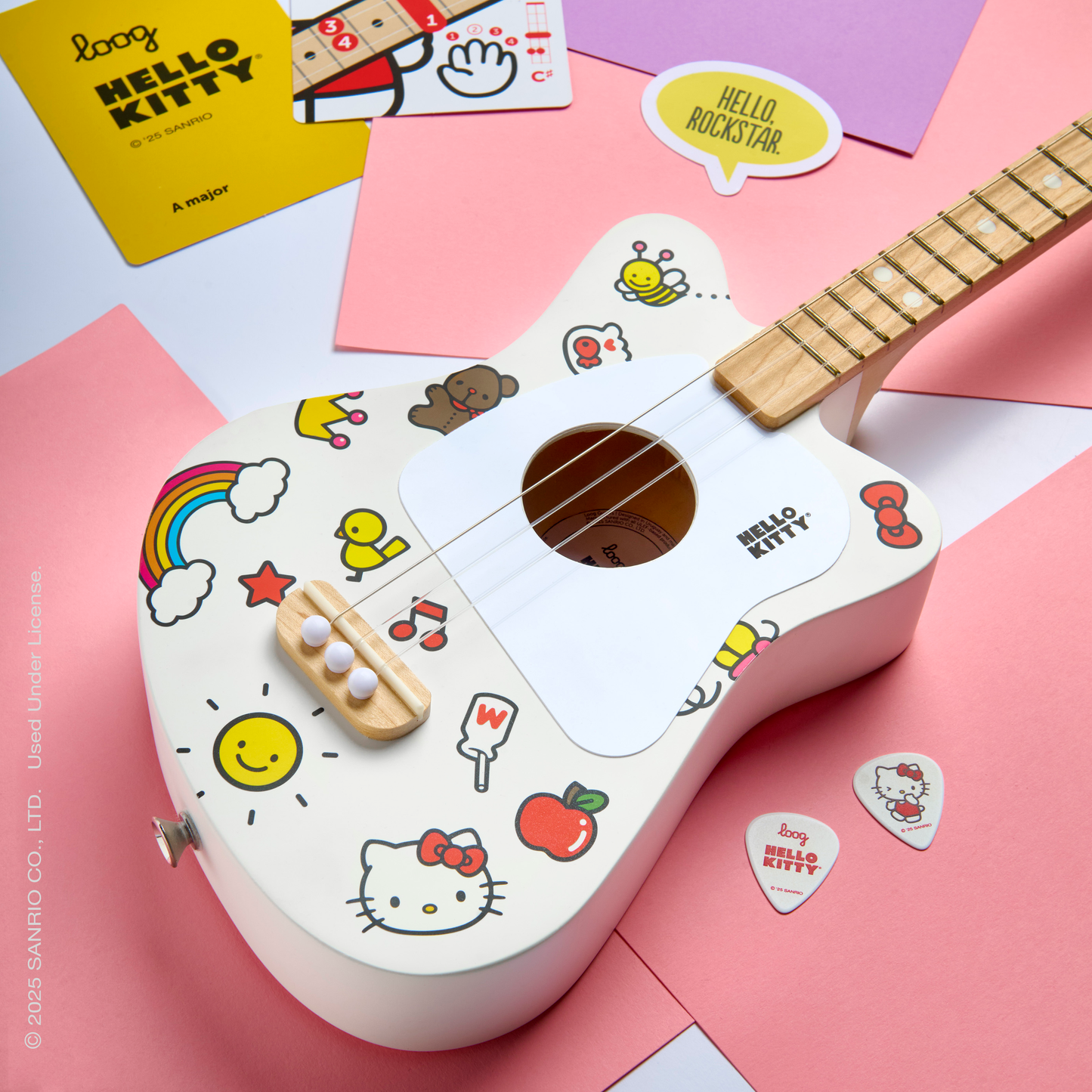 loog x hello kitty mini acoustic