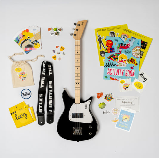 beatles + loog electric guitar