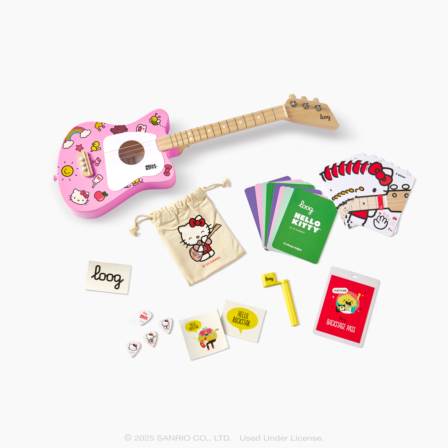 loog x hello kitty mini acoustic