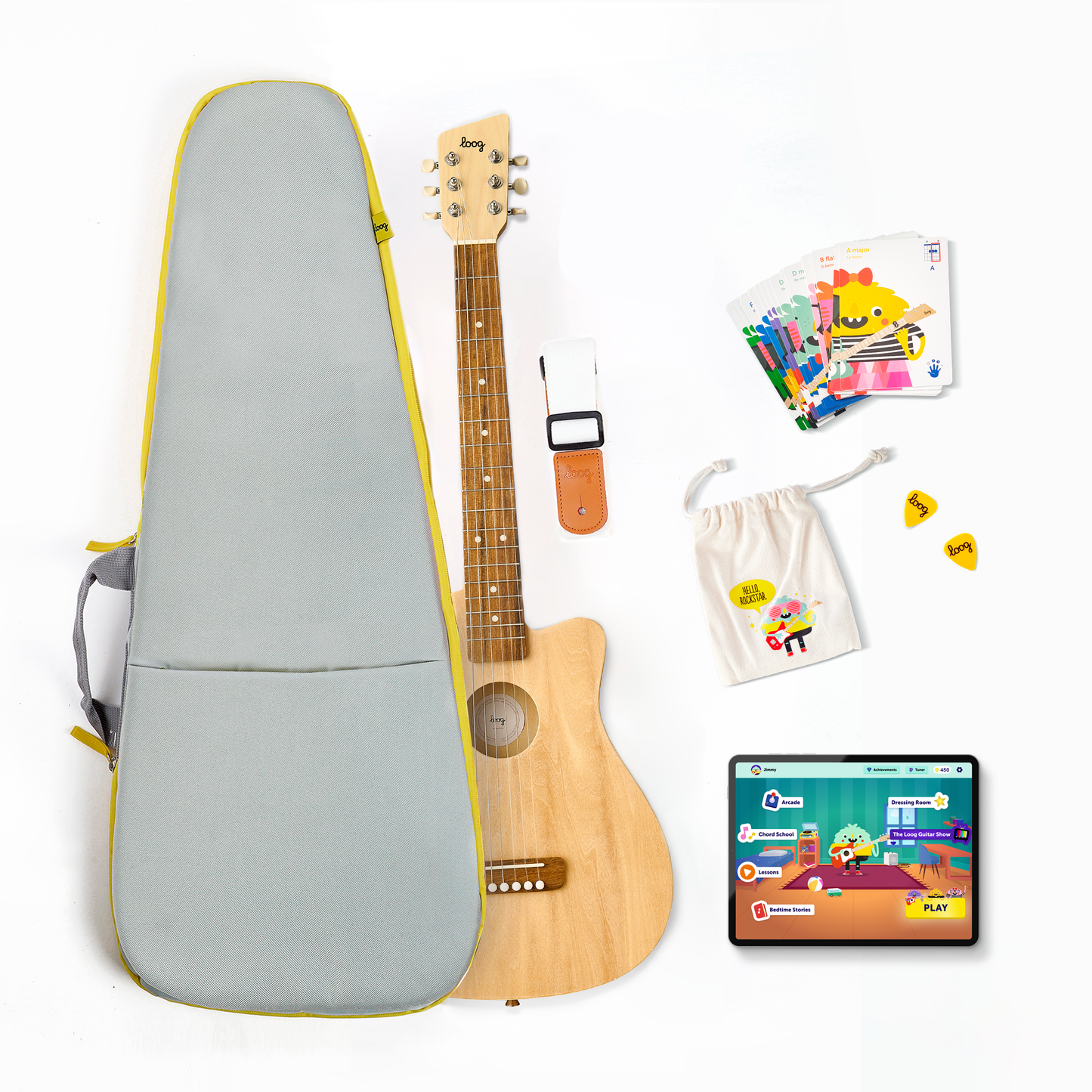 loog pro 6 acoustic bundles