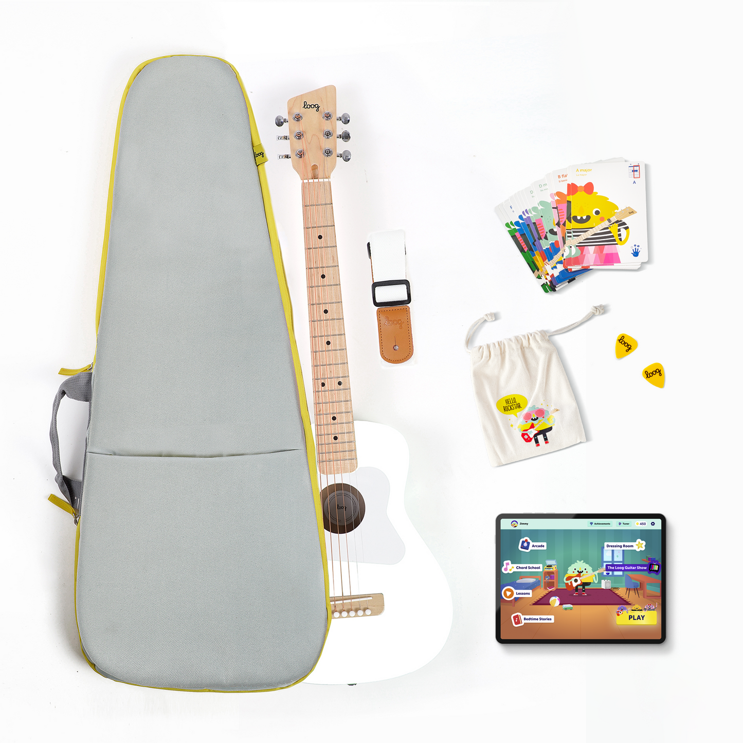 loog pro 6 acoustic bundle