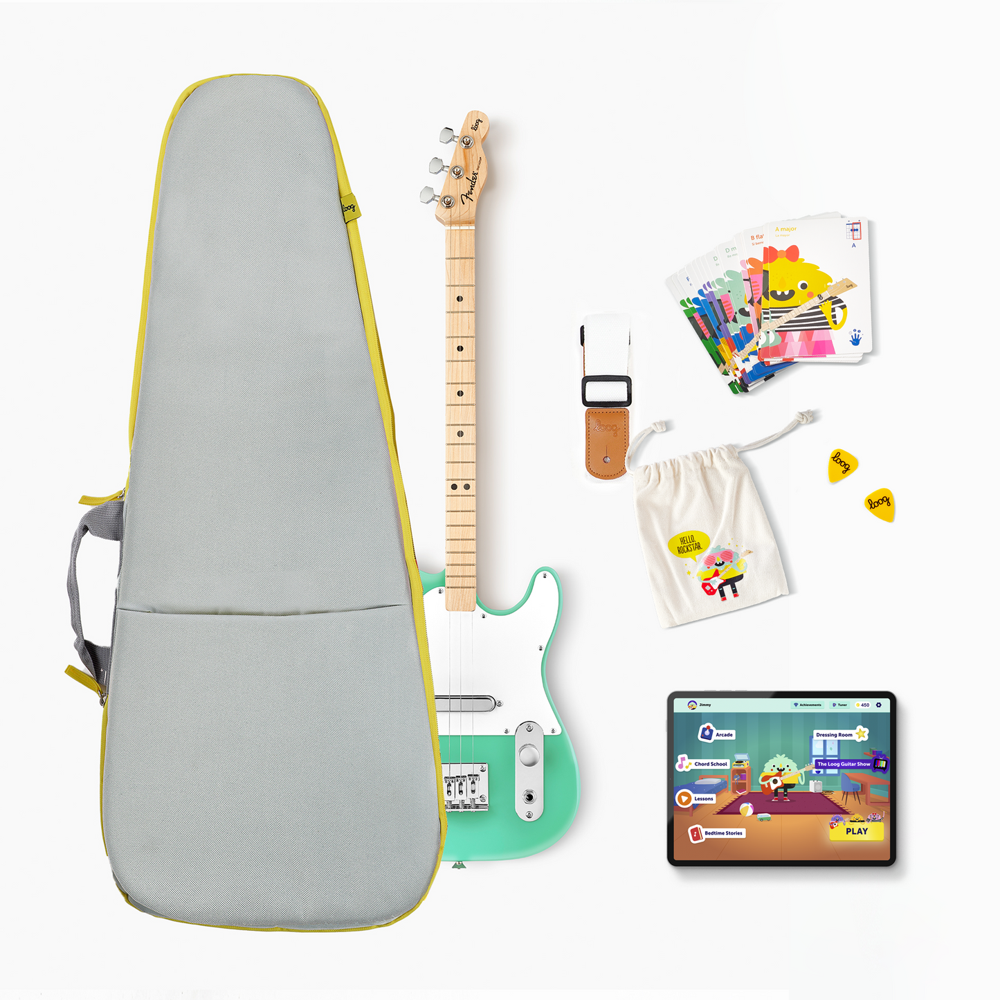 fender x loog electric guitar bundles