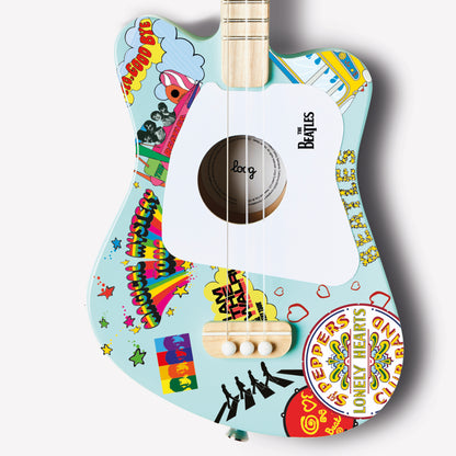 beatles + loog mini guitar