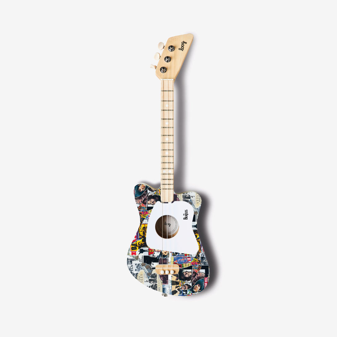 beatles + loog mini guitar