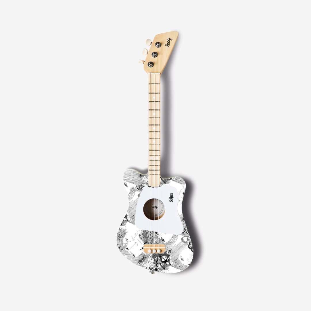 beatles + loog mini guitar